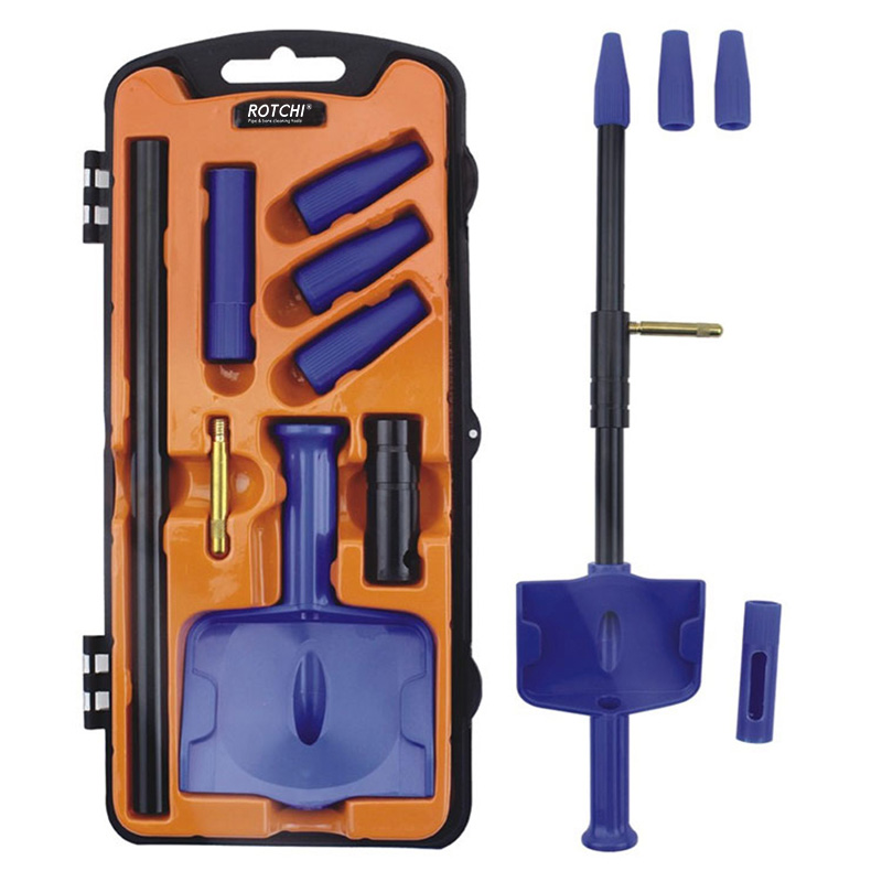 Gun Cleaning Bore Guide na may Oil Patch Guide 3 Adapter