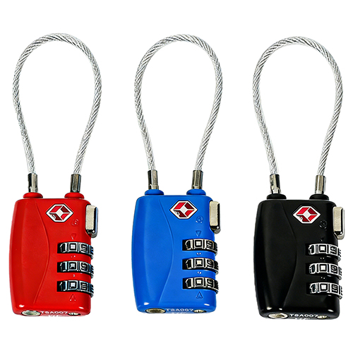 Pagpapakita ng baril ng ligtas na cable lock