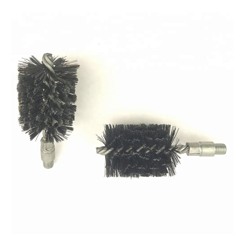 Heavy Duty Strong Steel Wire Twist Tube Cleaning Brush na may Nut