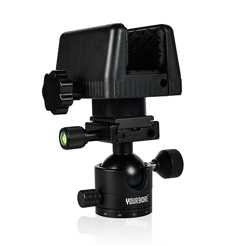 Aluminyo 360 degree bola head shoot saddle rest clamp para sa pangangaso shooting stick monopod tripod