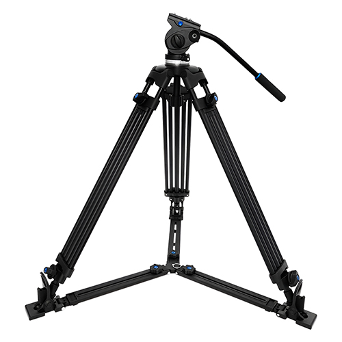 Propesyonal na Malakas na Tungkulin ng Video Camcorder Tripod na may Fluid Head
