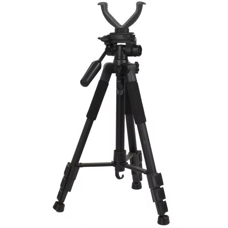 Personalized Customization V Shaped Rotating Yoke/Aluminum Alloy Tripod Stand para sa Hunting Shooting Stick