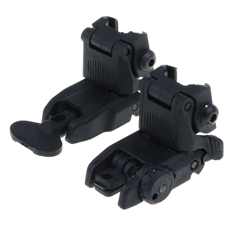 Sight Set Tactical Adjustable Flip up Front Rear Sight Rapid Transition Backup Iron Scope Mounts at Accessories