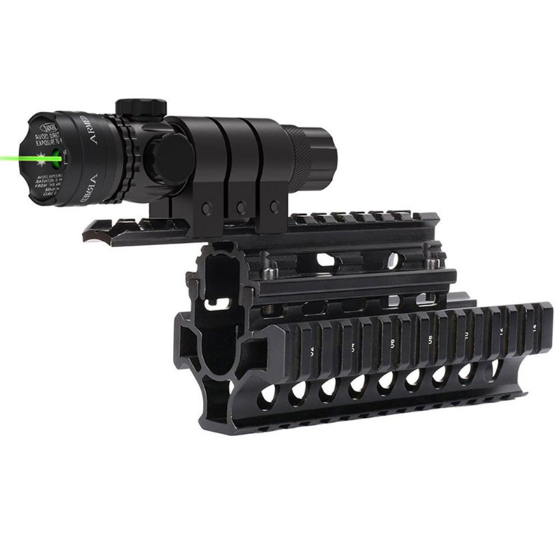 Tactical Outdoor Hunting Shooting Rifle Pistol Glock Picatinny Rail Mount Green Dot Sight laser scope Para sa pistol