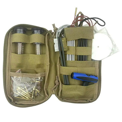 Universal Gun Cleaning Kit Tactical Bag Bore at Chamber Brushes Hindi kinakalawang na Rods