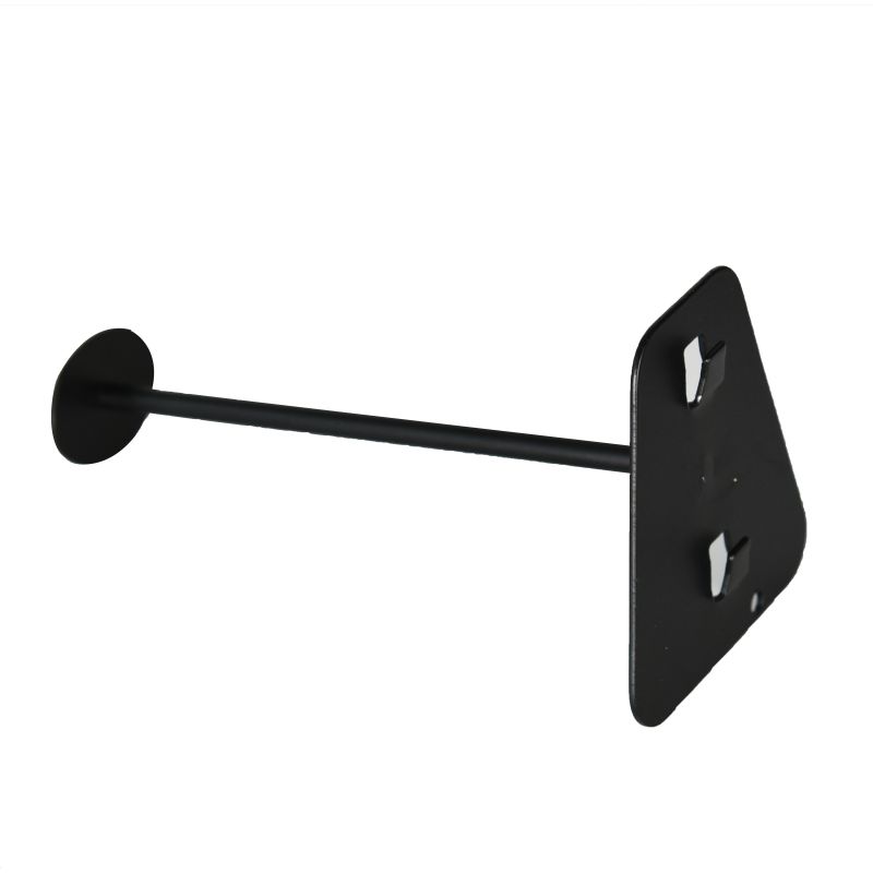 Utility Hook Fits for Perferated Plate. Display Showing Hook Hard Steel Anti Rust Blacked