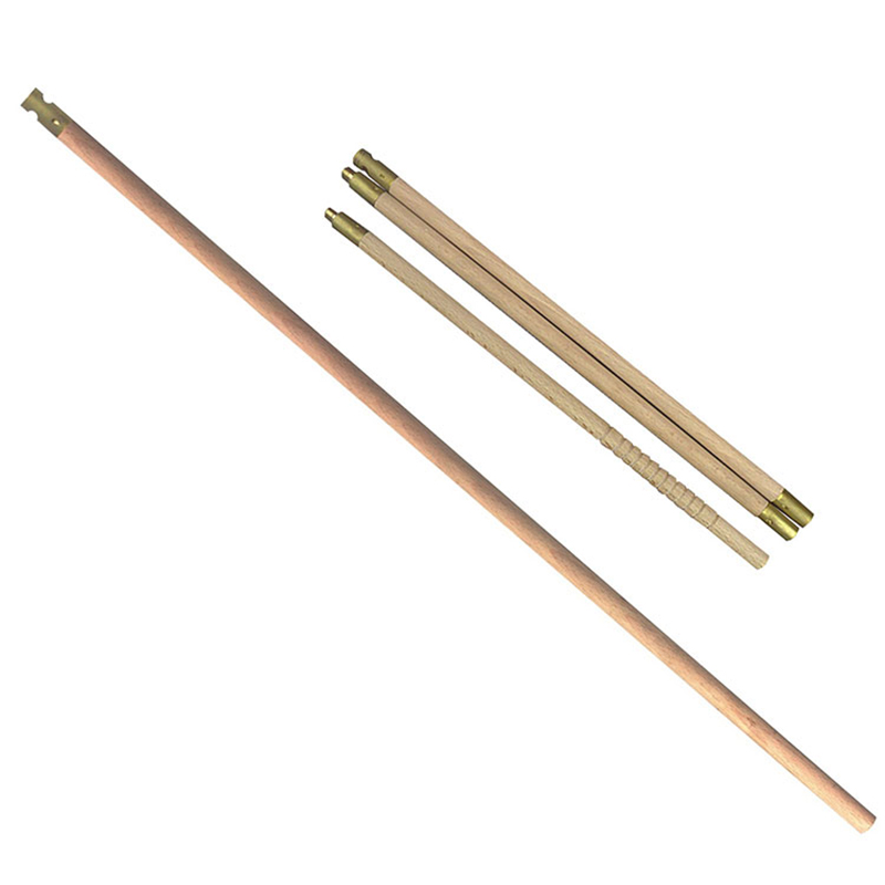 Wooden Gun Cleaning Rod 1 PC Long o 3-section