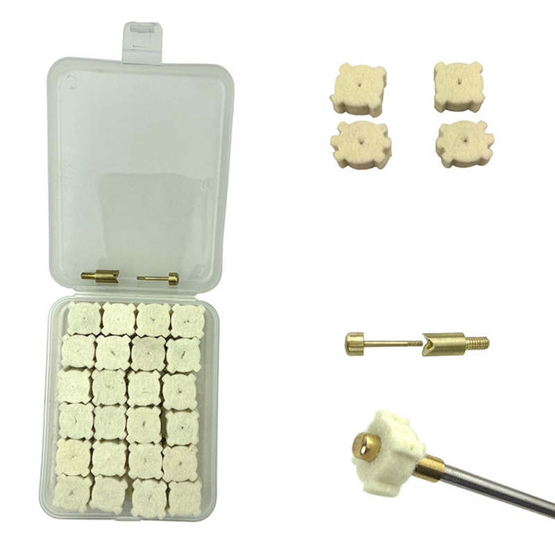 Mga Bituin ng Wool Para sa Paglilinis ng Kamara sa Gun Opp Plastic Case Pack